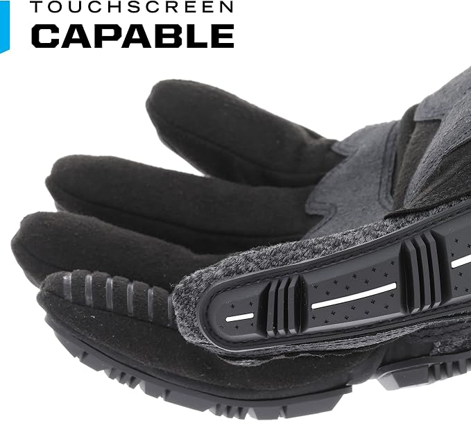 Mechanix Wear ColdWork M-Pact Winter Work Gloves - Insulated Wind & Water Resistant Heavy Duty Work Gloves - Impact Protection - Machine Washable - Medium - Black & Grey