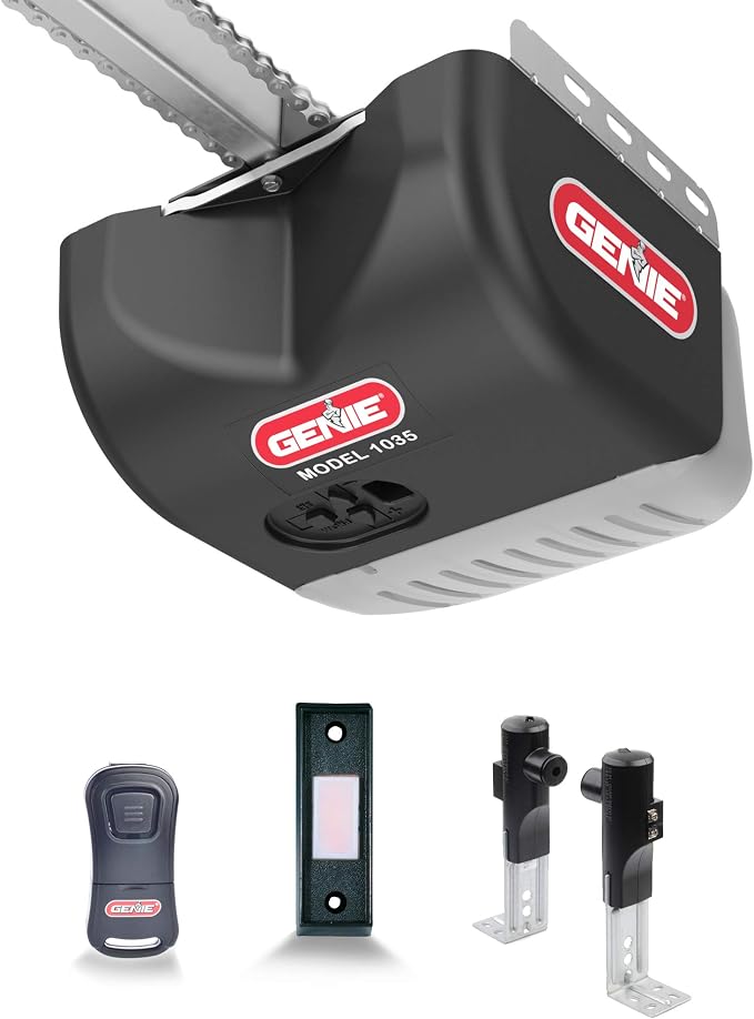 Genie Chain Drive 500 Garage Door Opener + 8ft Extension Kit