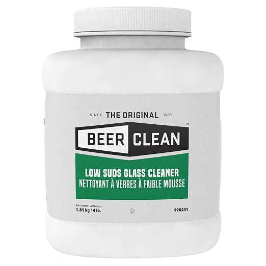 Diversey Glass Cleaner, Unscented, Powder, 4 Lb. Container