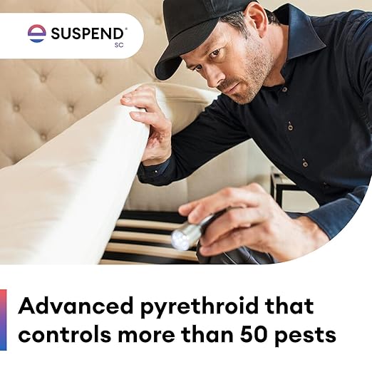 Suspend SC Insecticide 16 oz | Indoor/Outdoor Perimeter Pest Control | Deltamethrin Insecticide Concentrate | Controls Ants, Spiders, Cockroaches, and Other Common Crawling Insects | Long Residual