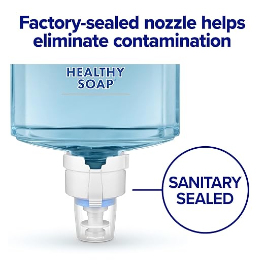 PURELL Brand HEALTHY SOAP Gentle and Free Foam, Fragrance Free, 1200 mL Refill for PURELL ES6 Automatic Soap Dispenser (Pack of 2) - 6472-02 - Manufactured by GOJO, Inc.