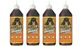 Gorilla Original Waterproof Polyurethane Glue, 36 ounce Bottle, Brown, (Pack of 4)