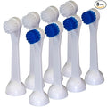 Cybersonic Classic Compact Replacement Brush Heads, 8 Pack, Compatible with All Cybersonic Electric Toothbrushes