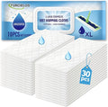30 Count Heavy Duty Wet Mopping Cloths Refill Compatible with Swiffer Sweeper XL Mop, Disposable Wet Pads Refill X-Large Size for Multi-Surface Floor Cleaning, Unscented