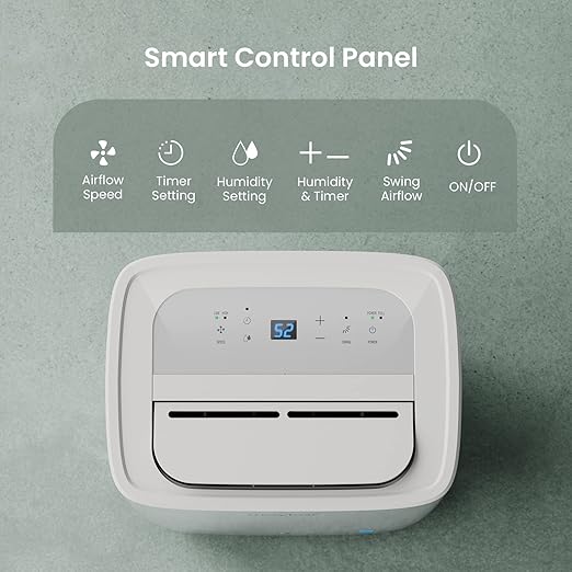 Waykar 120 Pints Energy Star Dehumidifier for Spaces up to 6,000 Sq. Ft at Home, in Basements and Large Rooms with Drain Hose and 1.14 Gallons Water Tank
