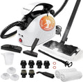 Waitbird Steam Cleaner for Home, 4.5 Bar High Pressure 248°F Fast Heat Handheld Steamer for Cleaning, 21-Piece Accessory Kit, Chemical Free Multi-Purpose Cleaner for Floors, Grease, Tile, Grout