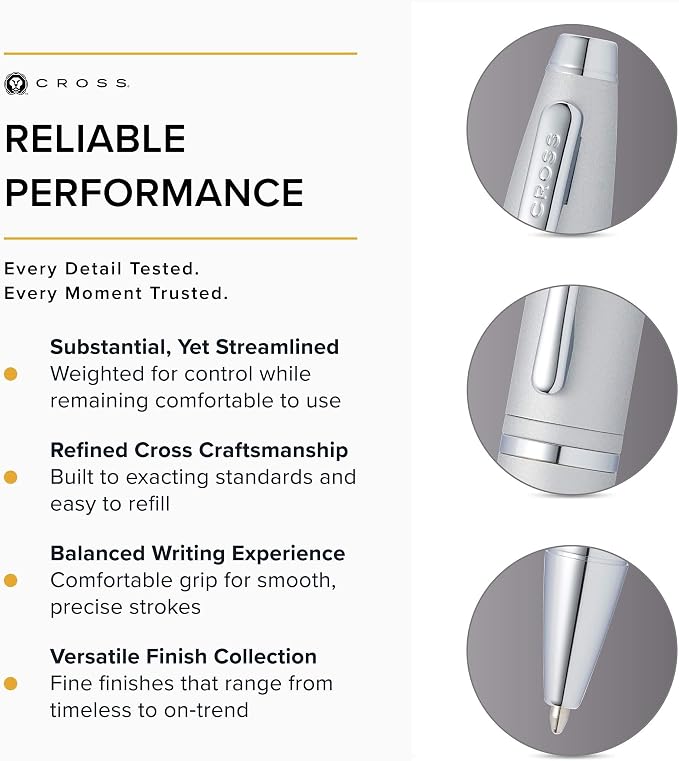 Cross Calais Satin Chrome Ballpoint Pen
