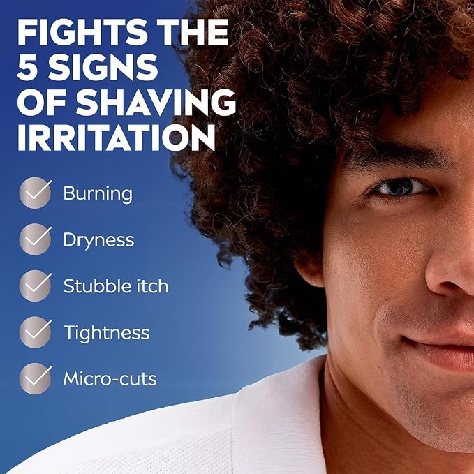 NIVEA FOR MEN Sensitive, Shaving Gel 7 Ounce (Pack of 10)