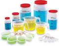 Learning Resources Classroom Liquid Measuring Set - 19 Pieces, Ages 5+ Science Exploration for Kids, Experiments for Kids, Classroom Science Supplies