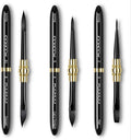 Fuumuui Travel Watercolor Brushes - 3pcs Dual-Tip with 6 Versatile Tip Styles - Premium Synthetic Squirrel Hair Travel Paint Brush Set for Plein Air Painting - Watercolor Acrylic Gouache Ink