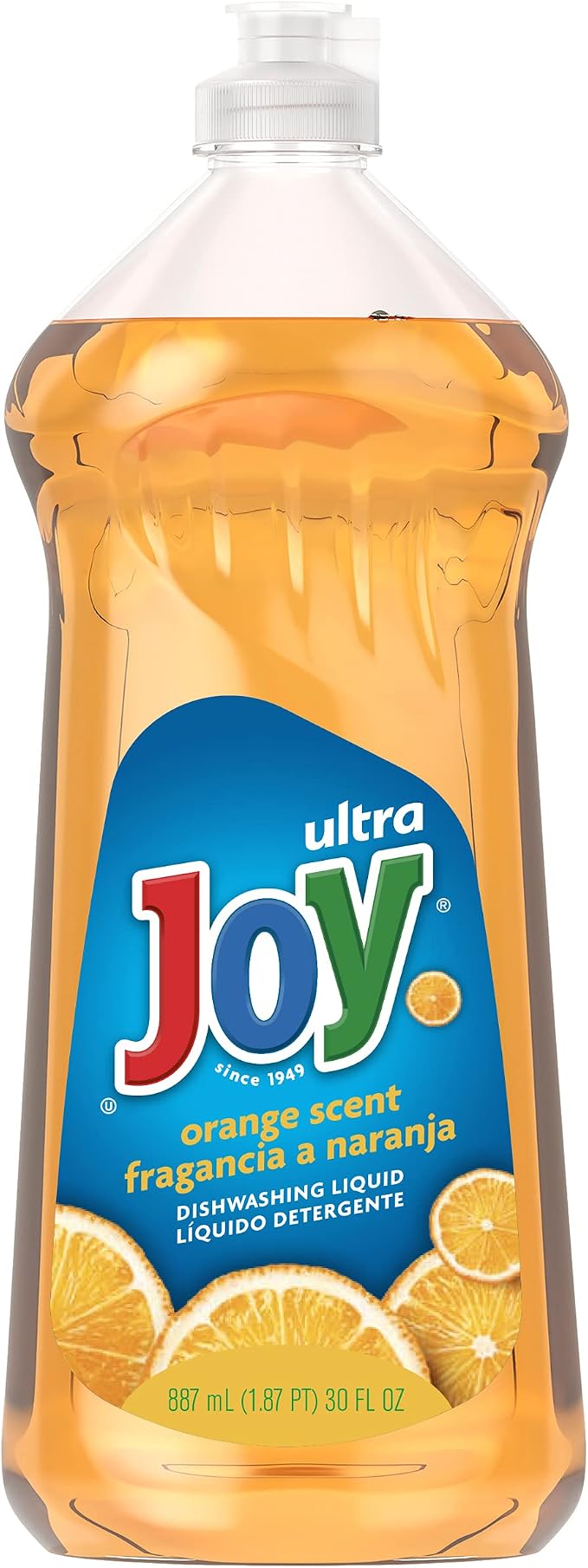 JOY Ultra Dishwashing Liquid, Orange Scent, 10 Count, 30 Ounce Bottles