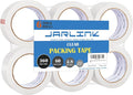 JARLINK 6 Rolls Clear Packing Tape, Heavy Duty Packaging Tape | Ultra Thick 2.8mil and 1.88" Wide. 60 Yards per Roll, 360 Total Yards. Moving Supplies for Shipping Packaging Sealing
