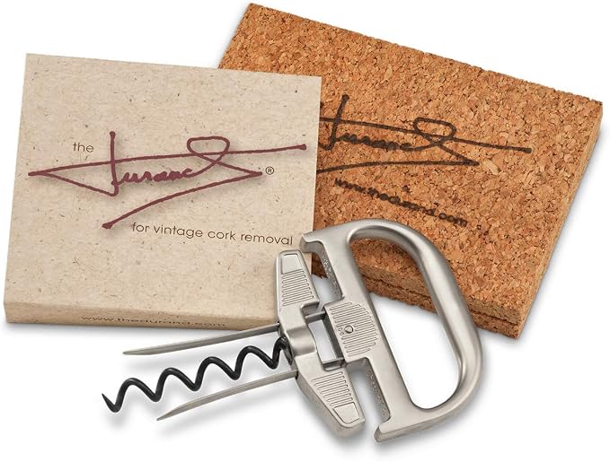The Durand® Two Part Wine Cork Removal Device | Removes Older Corks, Removes Fragile Corks, Extracts Corks Whole and Intact