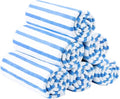 JML Microfiber Beach Towels Set, 6 Pack, 27" x 55", Cabana Stripe Blue | Haning Loop, Soft, Absorbent, Quick Dry, Use for Bathroom, Swimming Pool