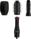 REVLON 3-in-1 Multi-Styler Hair Dryer Brush, Straighten, Curl & Smooth with One Tool, Hot Air Brush for Blowouts, Waves & Sleek Styles, Lightweight Styling Brush with Multiple Heat Settings