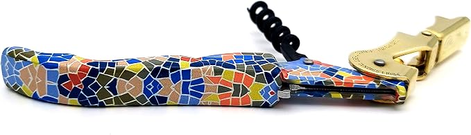 Pulltap's Genuine Trencadis 900 Waiter's Corkscrew – Double-Hinged Wine Key with Sliding Foil Cutter – Patented Design – Made in Spain – Trencadis