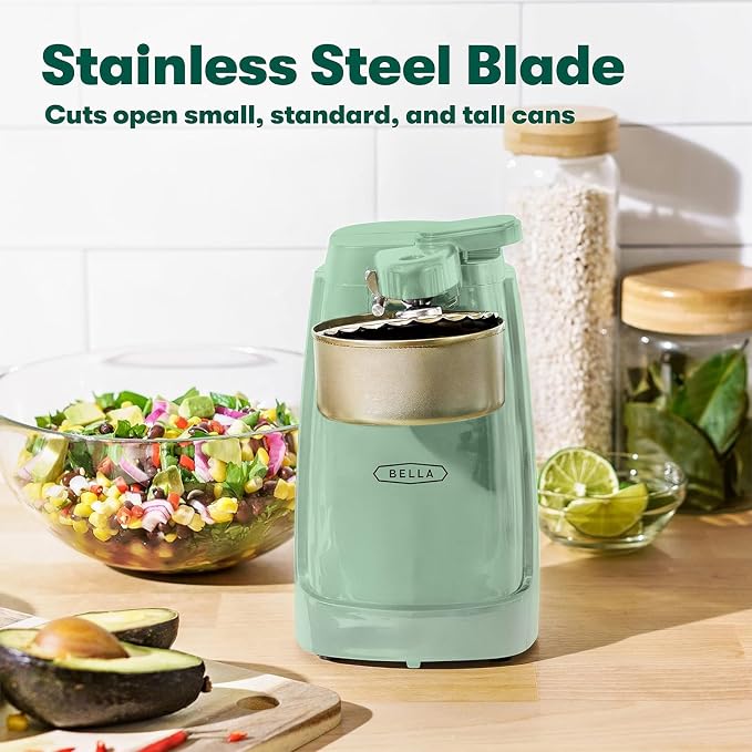 bella Electric Can Opener, Sage