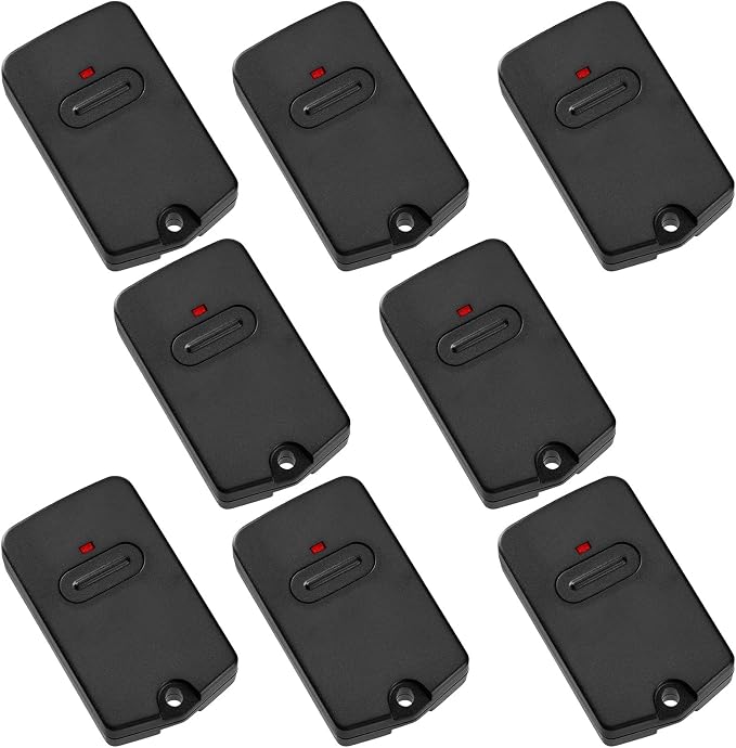 Kingdder 8 Pcs Gate Opener Remote Compatible with Mighty Mule RB741 Gate Control Remote Works Compatible with GTO RB741/FM135 Transmitter Control Single Button Garage Door Controller Replacement