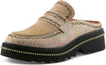 Spring Step L'Artiste Women's Clogona | Leather and suede upper with studded trim, slide-on closure, microsuede lining and insole, and polyurethane outsole