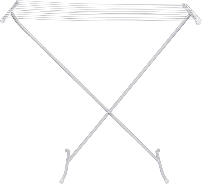 Honey-Can-Do Collapsible Clothes Drying Rack – Sturdy Metal X-Frame, Space-Saving Towel & Laundry Rack for Indoor/Outdoor Use, Foldable Design for Laundry Organization