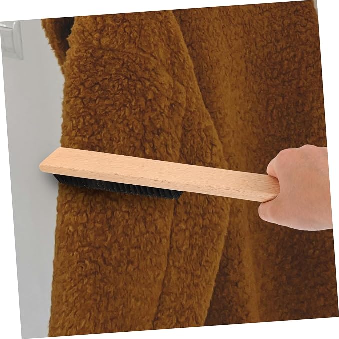 FRCOLOR Clothing Bristles Brush Handle Household Hat and Clothes Care Tool for Lint Removal and Scrubbing