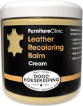 Furniture Clinic The Original Leather Recoloring Balm | Cream Leather Dye | Repair Scratched, Faded, & Worn Leather | Restore Your Leather Couches, Sofas, Car Seats, and Furniture | 250 ml / 8.5 fl oz