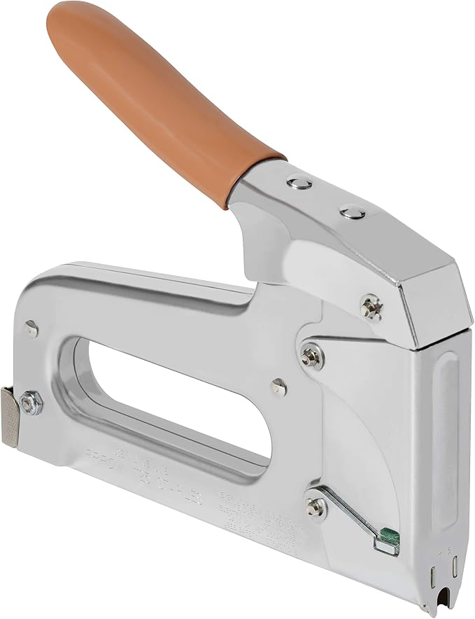 Arrow T25 Heavy Duty Staple Gun for Low Voltage Cables and Wires up to 1/4-Inch Diameter - Silver