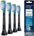 Philips Sonicare Premium Plaque Defence BrushSync Enabled Replacement brush Heads, 4pk Black - HX9044/33