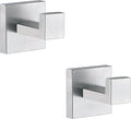 Towel Hooks for Bathrooms, Brushed Nickel Towel Hook for Kitchen Bathroom, SUS304 Stainless Steel Coat Hook, Heavy Duty Towels Holder Hooks for Hanging Towels,Coats,sponges,Clothes,Wall Mount, 2 Pack