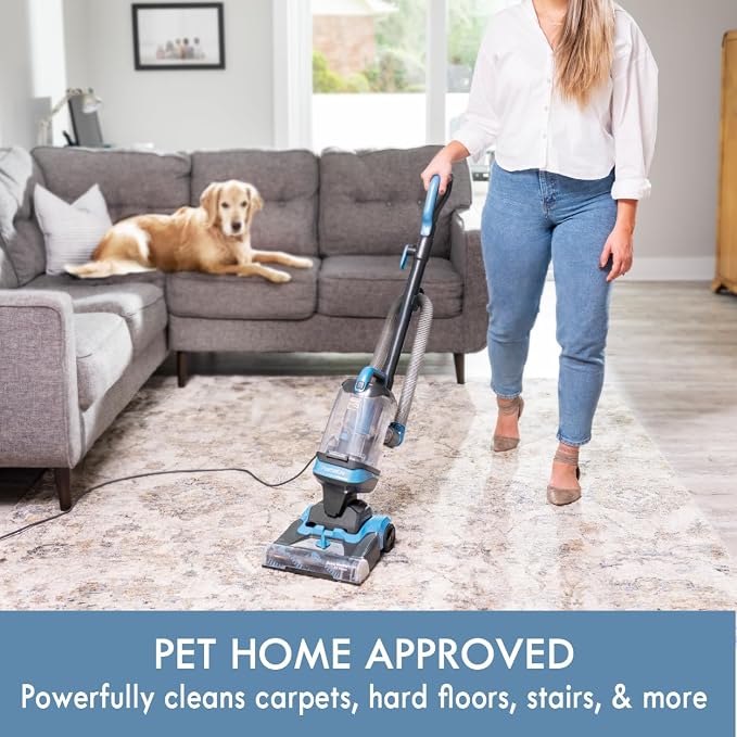 Kenmore DU1040 Bagless Upright Vacuum Lightweight Carpet Cleaner with 4 Height Adjustment, Pet HandiMate Tool and 2 Cleaning Tools for Carpet, Hard Floor and Dog Hair
