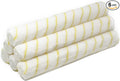 Allgala 18 Inch Shedless Lint Free Paint Roller Covers with End Caps -6PK-TH10319