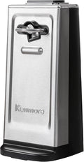 Kenmore Smooth Edge Electric Can Opener, Black & Stainless Steel | Side-cut blade opens regular and pop-top cans, handles extra-tall cans, and helps prevent sharp edges.