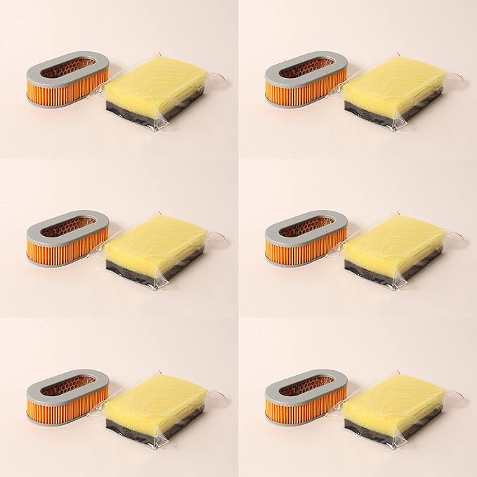 Rotary 6 PK Air Filter Kit Fits Mikasa 3660-10080 MTX50 MTX60 MTX70 MTX80 MTX90