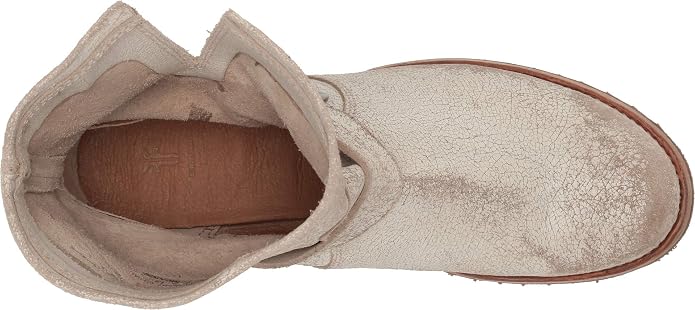 Frye 5 ¾” Veronica Booties for Women - Full-Grain Brush-Off Leather with Antique Metal Hardware and Rubber Outsole, Genuine Stitch Welt Construction