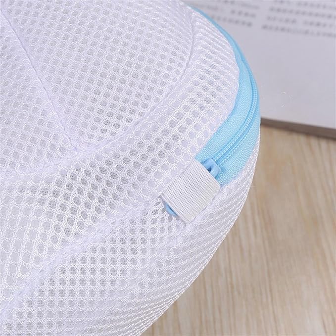 Mesh Laundry Bags，Washing Machine Wash Bags， 2pcs Brassiere Use Travel Protection Mesh Machine Wash Cleaning Bra Pouch Washing Bags Net Underwear Anti Deformation(Gris)