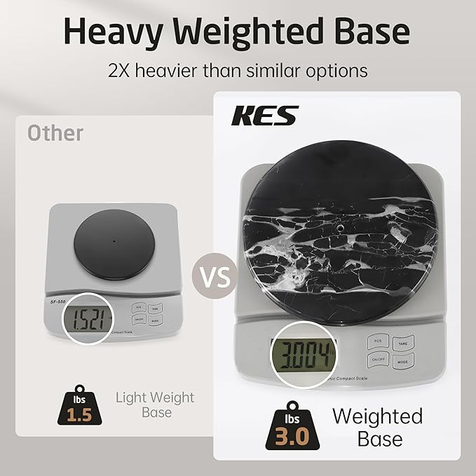 KES Natural Marble Toilet Paper Holder Stand Bathroom Free Standing Toilet Paper Holder 18/8 Stainless Steel, Matte Black, BPH284S1-BBK