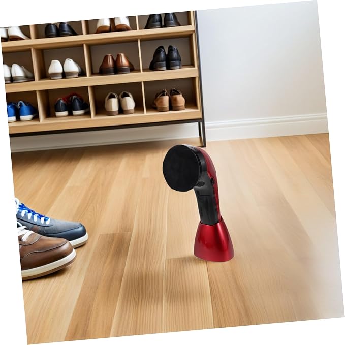 Electric Shoe Polisher Kit with Replacement Brush Heads, Dual Power | Fiber Sponge Plastic Build, Automatic Dust Removal and Polishing, Home Daily Maintenance for Sneakers and Footwear