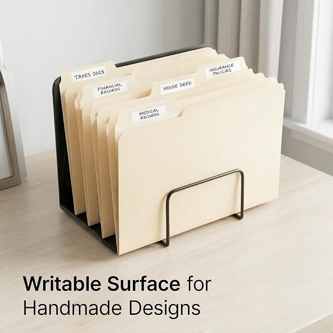 1.75" X 0.5" Matte White Return Address Labels (30 Sheets, 2400 Stickers) Mailing Labels for Envelopes, File Folder Stickers for Laser & Inkjet Printers - Spartan Industrial Template R002