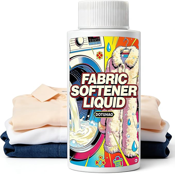 Fabric Softener Liquid, 3.5 fl oz / 100 ml Soften Fabrics For Polyester, Cotton, Nylon, Wool, Cashmere & Blends, Quick-Penetrating | High Absorption (3.5 fl oz / 100 ml)