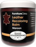 Furniture Clinic The Original Leather Recoloring Balm | Maroon Leather Dye | Repair Scratched, Faded, & Worn Leather | Restore Your Leather Couches, Sofas, and Furniture | 250 ml / 8.5 fl oz
