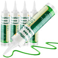 Threlaco 4 Tubes Turf Glue for Artificial Grass 10 oz Artificial Turf Tape Grass Paint Concentrate Glue Carpet Adhesive for Synthetic Surfaces(No Caulk Gun)