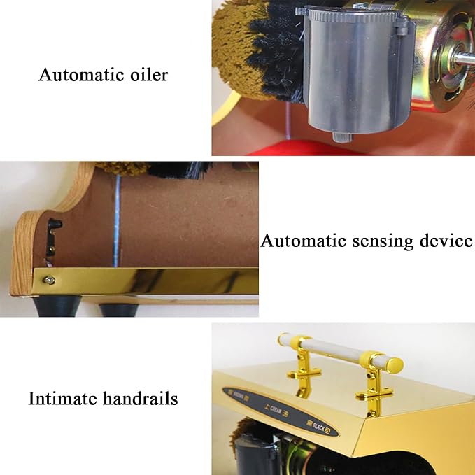 Fully Automatic Induction Shoe Polishing Machine, Automatic Household Shoe Polishing Machine, Public Electric Titanium Shoe Polishing Machine,B