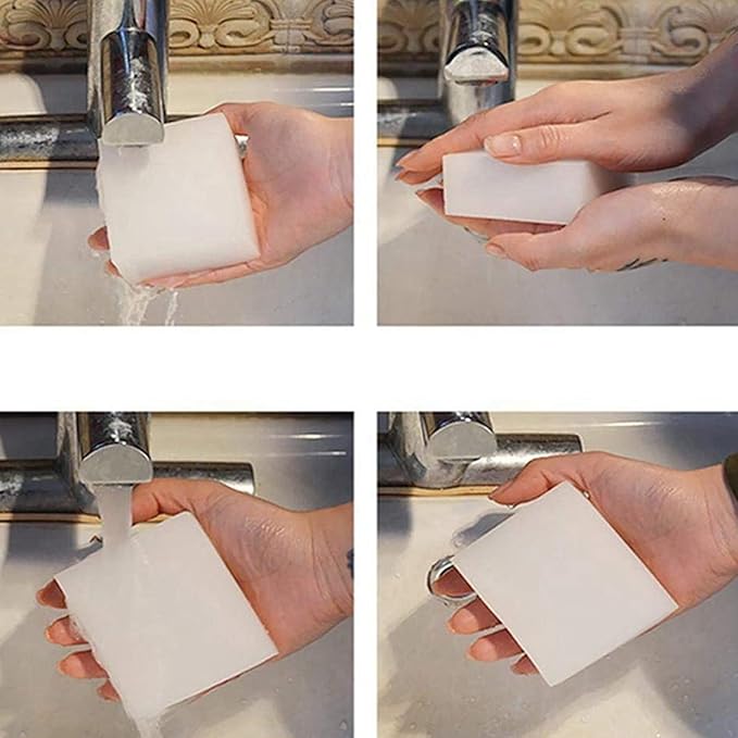 Magic Cleaning Sponges Eraser, Household Sponge Eraser Cleaner Foam Cleaning for Kitchen, Furniture, Car (400 Pack)