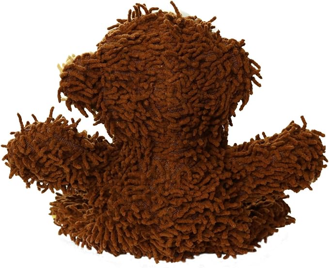 MIGHTY® 2 Pack Microfiber Medium Monkey Dog Toys | Ultra Durable Plush Toy with Multiple Layers & Reinforced Seams , Washable and Floats , Mighty® Construction