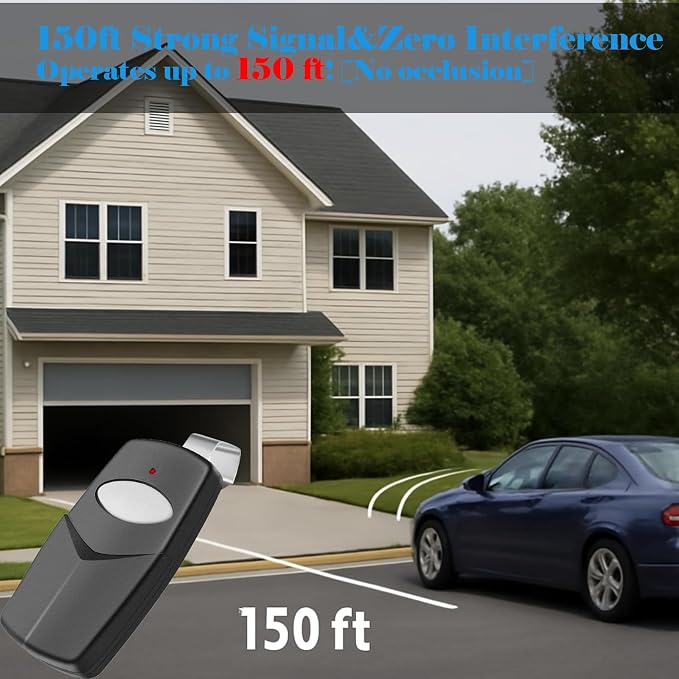 3 for 10 Pin Multicode Stanley Gate Door Opener Remote 300MHz & 310MHz | 10 Dip Switch,Compatible with 10 digit Multi-code Garage Door Opener Control Transmitter,3089 3070 3060 1089 1050