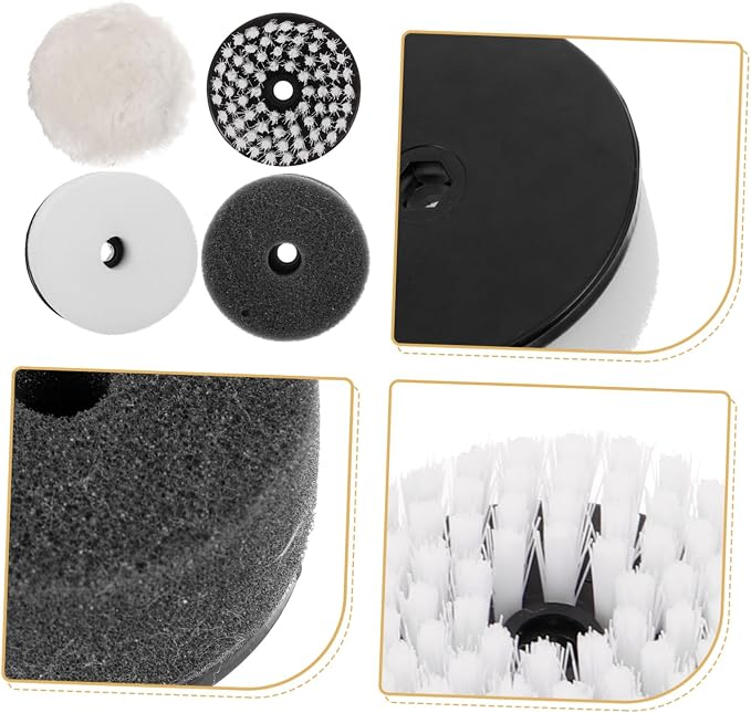 Homoyoyo 2sets Shoe Polish Sponge Brush Shoe Scrubber Laundry Brush Suede for 4pcs*2