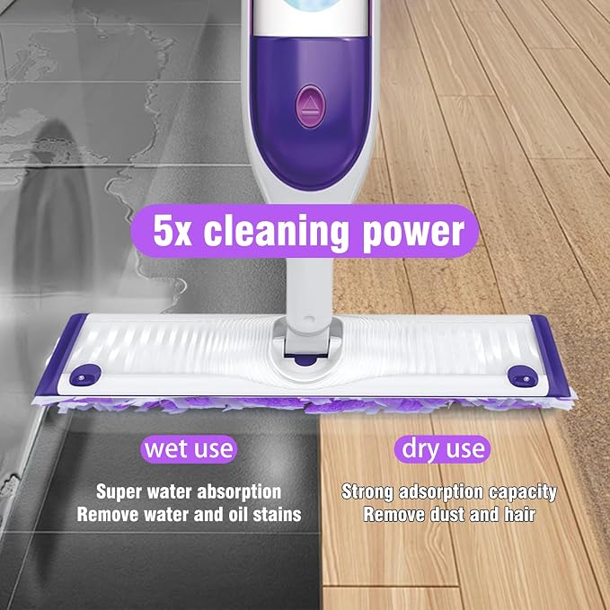 25 Pack Power Mop Refill Pads for Swiffer Power Mop, Disposable Spray Wet Pads Refill for Swiffer PowerMop Multi-Surface Mopping Pad,Mop Head Replacement for Floor Cleaning