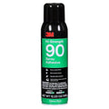 3M Hi-Strength 90 Spray Adhesive, Permanent, Bonds Laminate, Wood, Concrete, Metal, Plastic, Clear Glue, Net Wt 12.23 oz