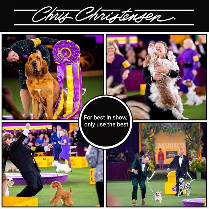 Chris Christensen Grooming Kit for Goldendoodles, Labradoodles, Poodles with Big G Dog Slicker Brush, Ice on Ice Detangling Spray, Pro Line Self Rinse Plus Spray