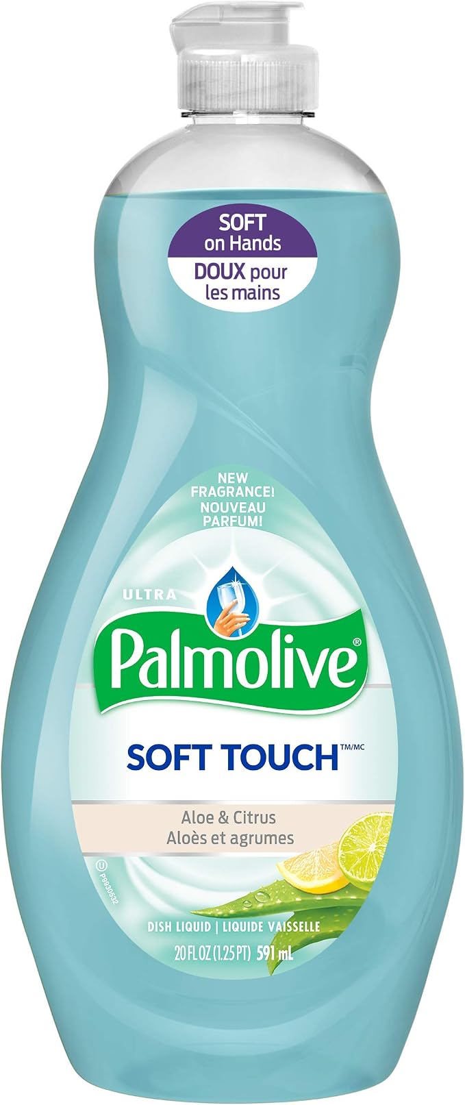 Palmolive Ultra Soft Touch Dish Soap, Aloe and Citrus - 20 Fluid Ounce (9 Pack)
